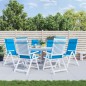 vidaXL Cojines de silla con respaldo alto 6 uds tela Oxford azul claro vidaXL Cojines de silla con respaldo alto 6 uds tela Oxford azul claro