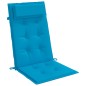 vidaXL Cojines de silla con respaldo alto 6 uds tela Oxford azul claro vidaXL Cojines de silla con respaldo alto 6 uds tela Oxford azul claro