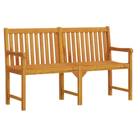 vidaXL Banco de jardín 150 cm madera maciza de acacia