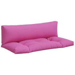 vidaXL Cojines para palés 2 unidades tela Oxford rosa