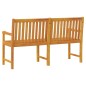 vidaXL Banco de jardín 150 cm madera maciza de acacia vidaXL Banco de jardín 150 cm madera maciza de acacia