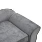 vidaXL Sofá para perros felpa gris 72x45x30 cm vidaXL Sofá para perros felpa gris 72x45x30 cm