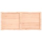 vidaXL Tablero de mesa madera maciza borde natural 120x50x(2-4) cm vidaXL Tablero de mesa madera maciza borde natural 120x50x(2-4) cm