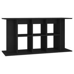 vidaXL Soporte para acuario madera de ingeniería negro 120x40x60 cm