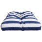 vidaXL Cojín para palés tela a rayas azul y blanco 70x40x12 cm vidaXL Cojín para palés tela a rayas azul y blanco 70x40x12 cm