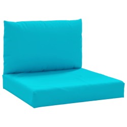 vidaXL Cojines para palés 2 unidades tela Oxford turquesa