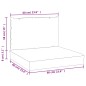 vidaXL Cojines para palés 2 unidades tela Oxford turquesa vidaXL Cojines para palés 2 unidades tela Oxford turquesa