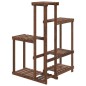 vidaXL Soporte para flores de madera maciza abeto 62,5x61,5x101,5 cm vidaXL Soporte para flores de madera maciza abeto 62,5x61,5x101,5 cm