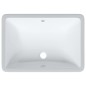 vidaXL Lavabo de baño rectangular cerámica blanco 52x38,5x19,5 cm vidaXL Lavabo de baño rectangular cerámica blanco 52x38,5x19,5 cm