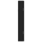 vidaXL Espejo con joyero y luces LED para pared negro vidaXL Espejo con joyero y luces LED para pared negro