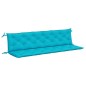 vidaXL Cojines para banco de jardín 2 uds tela turquesa 200x50x7 cm vidaXL Cojines para banco de jardín 2 uds tela turquesa 200x50x7 cm