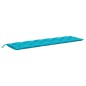 vidaXL Cojines para banco de jardín 2 uds tela turquesa 200x50x7 cm vidaXL Cojines para banco de jardín 2 uds tela turquesa 200x50x7 cm