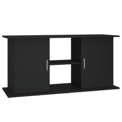 vidaXL Soporte para acuario madera de ingeniería negro 121x41x58 cm