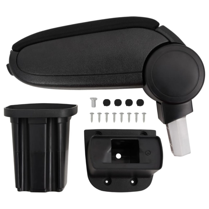 vidaXL Reposabrazos para coche ABS negro 12x32x(34-50) cm vidaXL Reposabrazos para coche ABS negro 12x32x(34-50) cm
