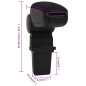 vidaXL Reposabrazos para coche ABS negro 12x32x(34-50) cm vidaXL Reposabrazos para coche ABS negro 12x32x(34-50) cm