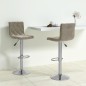vidaXL Taburetes de cocina 2 unidades terciopelo gris claro vidaXL Taburetes de cocina 2 unidades terciopelo gris claro