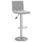 vidaXL Taburetes de cocina 2 unidades terciopelo gris claro vidaXL Taburetes de cocina 2 unidades terciopelo gris claro