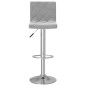 vidaXL Taburetes de cocina 2 unidades terciopelo gris claro vidaXL Taburetes de cocina 2 unidades terciopelo gris claro