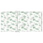vidaXL Cojines de silla de respaldo bajo 6 uds tela estampado de hojas vidaXL Cojines de silla de respaldo bajo 6 uds tela estampado de hojas