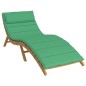 vidaXL Cojín de tumbona de tela Oxford verde 180x60x3 cm vidaXL Cojín de tumbona de tela Oxford verde 180x60x3 cm