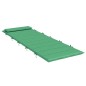 vidaXL Cojín de tumbona de tela Oxford verde 180x60x3 cm vidaXL Cojín de tumbona de tela Oxford verde 180x60x3 cm