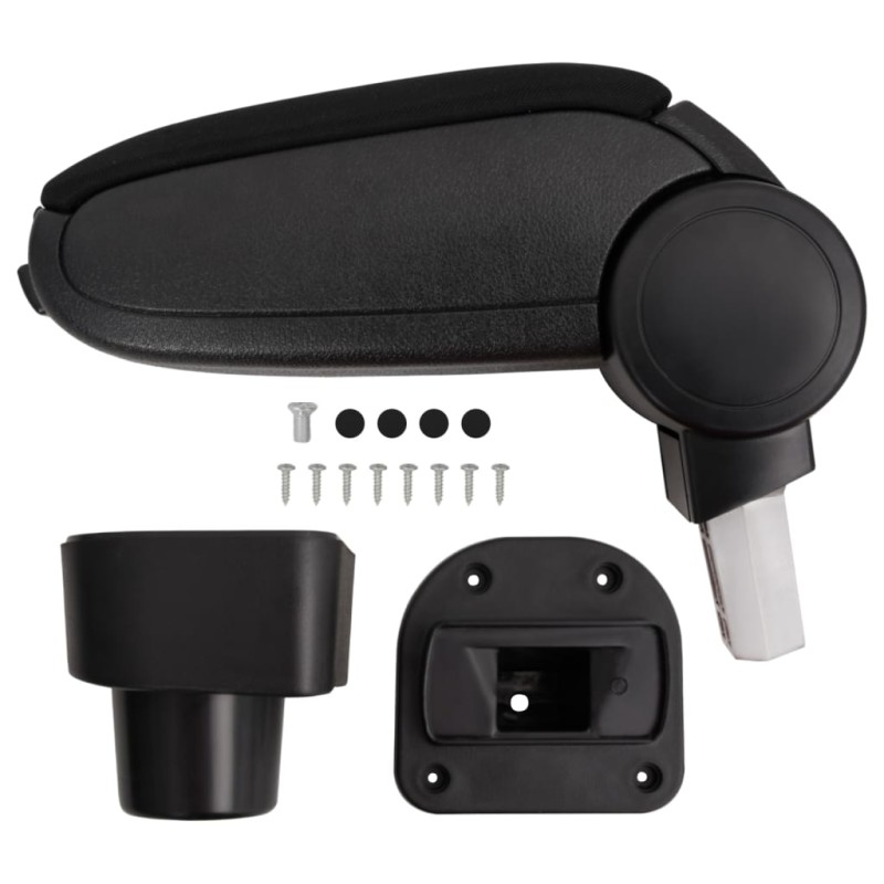 vidaXL Reposabrazos para coche ABS negro 13x32x(32,5-49) cm vidaXL Reposabrazos para coche ABS negro 13x32x(32,5-49) cm