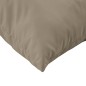 vidaXL Cojines decorativos 4 uds tela gris taupé 40x40 cm vidaXL Cojines decorativos 4 uds tela gris taupé 40x40 cm