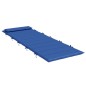 vidaXL Cojín de tumbona de tela Oxford azul klein 180x60x3 cm vidaXL Cojín de tumbona de tela Oxford azul klein 180x60x3 cm