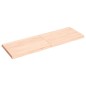vidaXL Tablero de mesa madera maciza borde natural 120x40x(2-4) cm vidaXL Tablero de mesa madera maciza borde natural 120x40x(2-4) cm