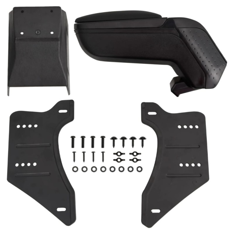 vidaXL Reposabrazos universal para coche ABS negro 13x33x(33-53) cm vidaXL Reposabrazos universal para coche ABS negro 13x33x(33-53) cm