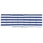 vidaXL Cojines para tumbona 2 uds tela Oxford a rayas azul y blanco