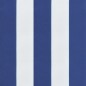 vidaXL Cojines para tumbona 2 uds tela Oxford a rayas azul y blanco