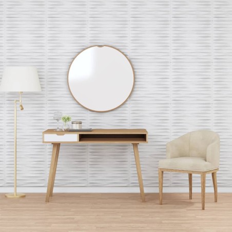 vidaXL Paneles de pared 12 uds EPS piedra blanco 50x50 cm 3 m²