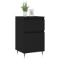 vidaXL Aparadores 2 uds madera de ingeniería negro 40x35x70 cm vidaXL Aparadores 2 uds madera de ingeniería negro 40x35x70 cm