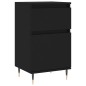 vidaXL Aparadores 2 uds madera de ingeniería negro 40x35x70 cm vidaXL Aparadores 2 uds madera de ingeniería negro 40x35x70 cm