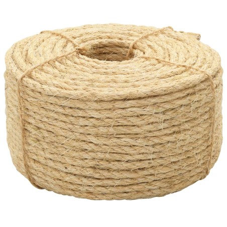 vidaXL Cuerda 100% sisal 8 mm 100 m