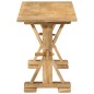 vidaXL Banco de madera maciza de mango 110x35x46 cm vidaXL Banco de madera maciza de mango 110x35x46 cm