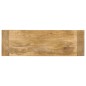 vidaXL Banco de madera maciza de mango 110x35x46 cm vidaXL Banco de madera maciza de mango 110x35x46 cm