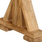 vidaXL Banco de madera maciza de mango 110x35x46 cm vidaXL Banco de madera maciza de mango 110x35x46 cm