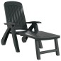 vidaXL Tumbona plegable polipropileno verde vidaXL Tumbona plegable polipropileno verde