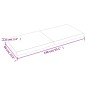 vidaXL Tablero de mesa madera maciza borde natural 140x60x(2-6) cm