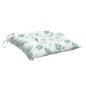 vidaXL Cojines para silla 6 uds tela estampado de hojas 40x40x7 cm vidaXL Cojines para silla 6 uds tela estampado de hojas 40x40x7 cm