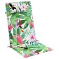 vidaXL Cojines de silla con respaldo alto 2 uds tela Oxford multicolor