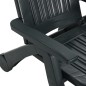 vidaXL Tumbona plegable polipropileno verde vidaXL Tumbona plegable polipropileno verde