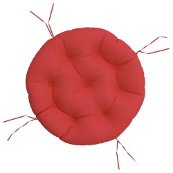 vidaXL Cojín redondo tela Oxford rojo Ø 60x11 cm