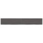 vidaXL Estante pared madera roble tratada marrón oscuro 200x30x(2-4)cm vidaXL Estante pared madera roble tratada marrón oscuro 200x30x(2-4)cm