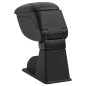 vidaXL Reposabrazos para coche ABS negro 12x29x(32-46) cm