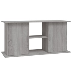 vidaXL Soporte para acuario madera ingeniería gris Sonoma 121x41x58 cm