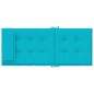 vidaXL Cojines para silla con respaldo alto 4 uds tela Oxford turquesa vidaXL Cojines para silla con respaldo alto 4 uds tela Oxford turquesa
