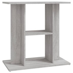vidaXL Soporte para acuario madera ingeniería gris Sonoma 60x30x60 cm
